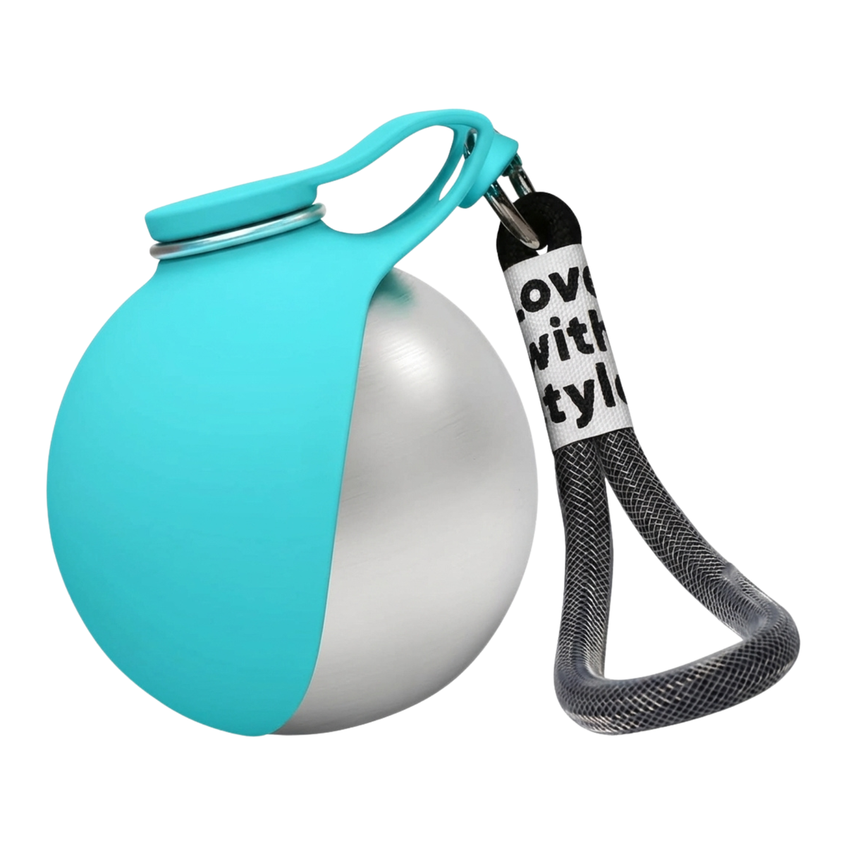 2-in-1 Portable Dog Water Bottle with Foldable Bowl
